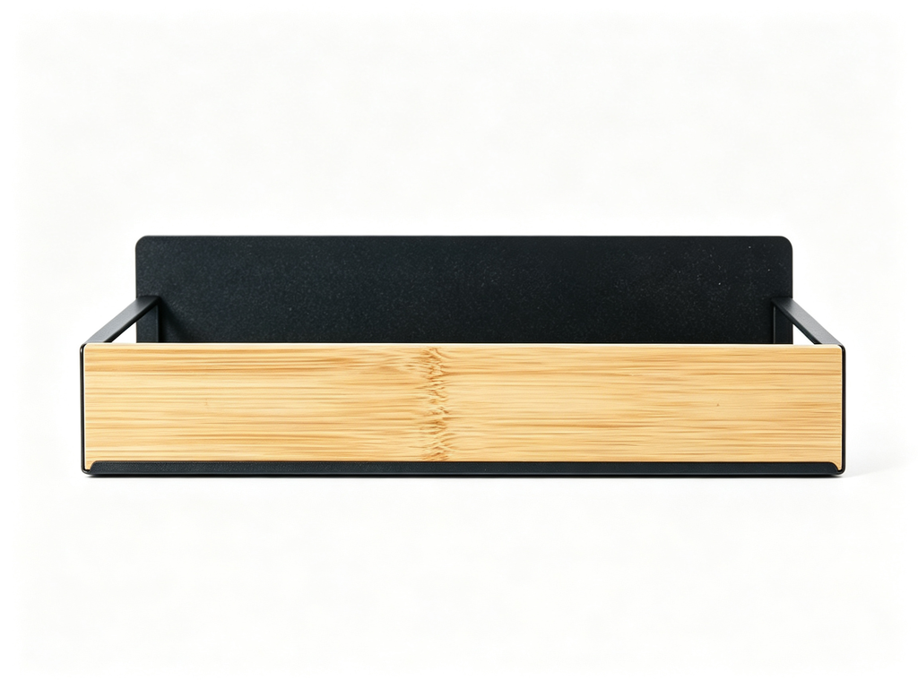 🧂 Magnetic Spice Rack | Bamboo & Steel | Kitchen | Home Cooks | Sleek Space-Saver