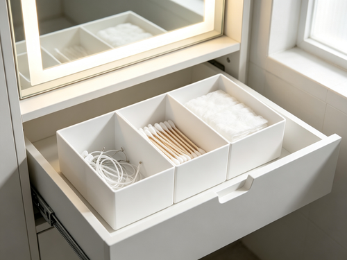 ✨ Space-Saving | Premium Plastic Drawer Organization | Smart Multi-Compartment Storage