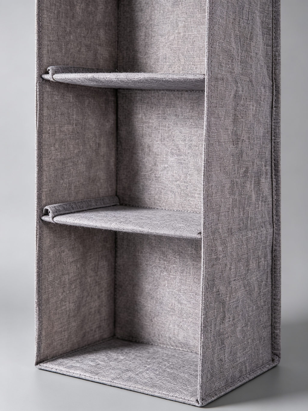 🏠 Housewarming | Breathable Linen Fabric Shelf | Hanging Closet Organizer
