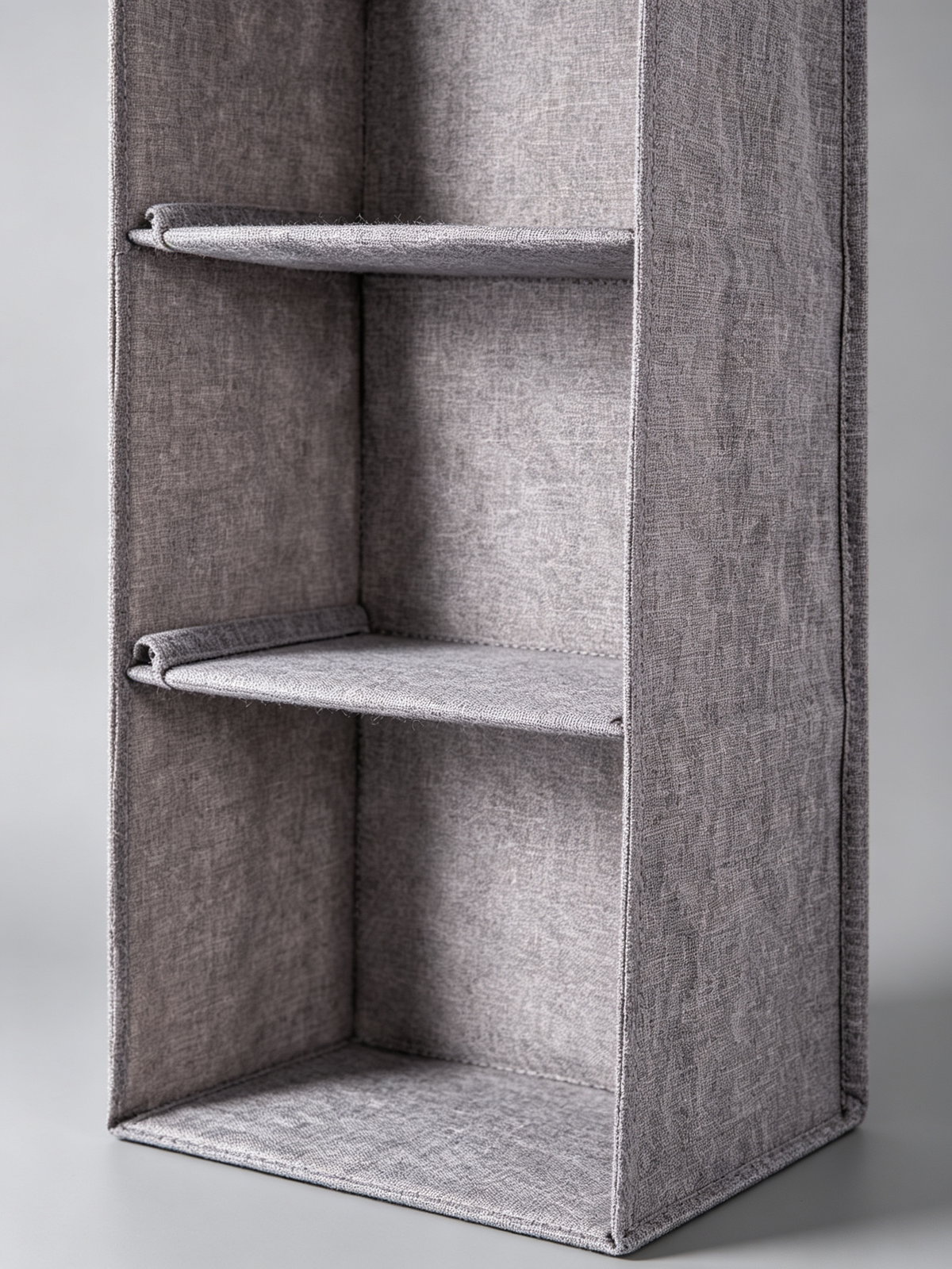 🏠 Housewarming | Breathable Linen Fabric Shelf | Hanging Closet Organizer