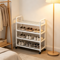 👟 Shoe Rack | Durable Plastic | Entryway | For Families | Clean Tiered Storage