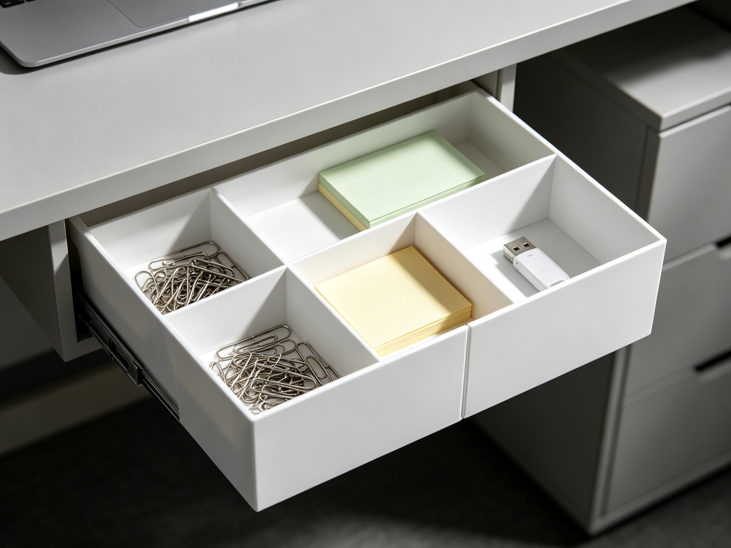 ✨ Space-Saving | Premium Plastic Drawer Organization | Smart Multi-Compartment Storage