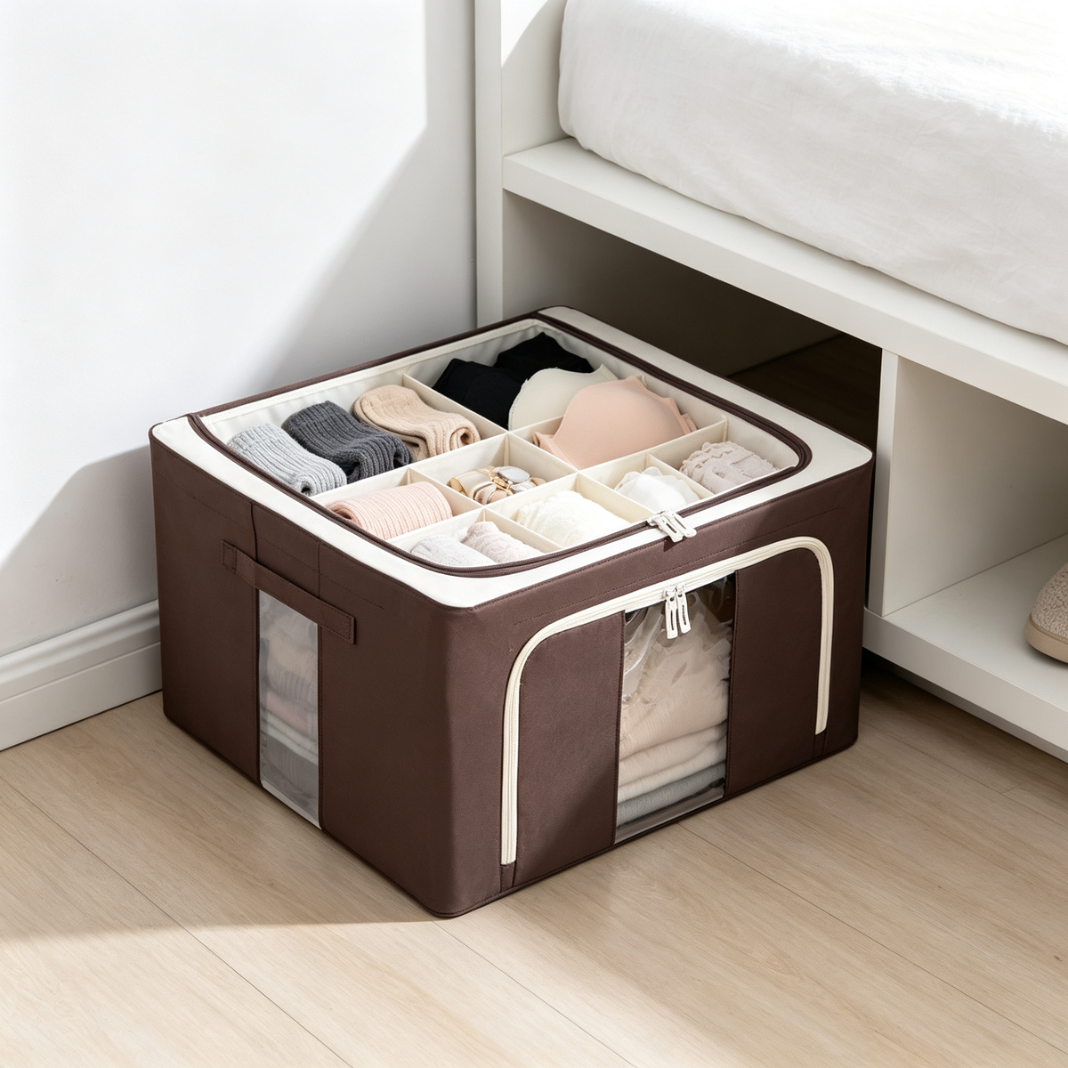 📦 Storage Essential | Durable Fabric Organizer | Closet & Home Use | Practical Gift Choice | Foldable Space Saver