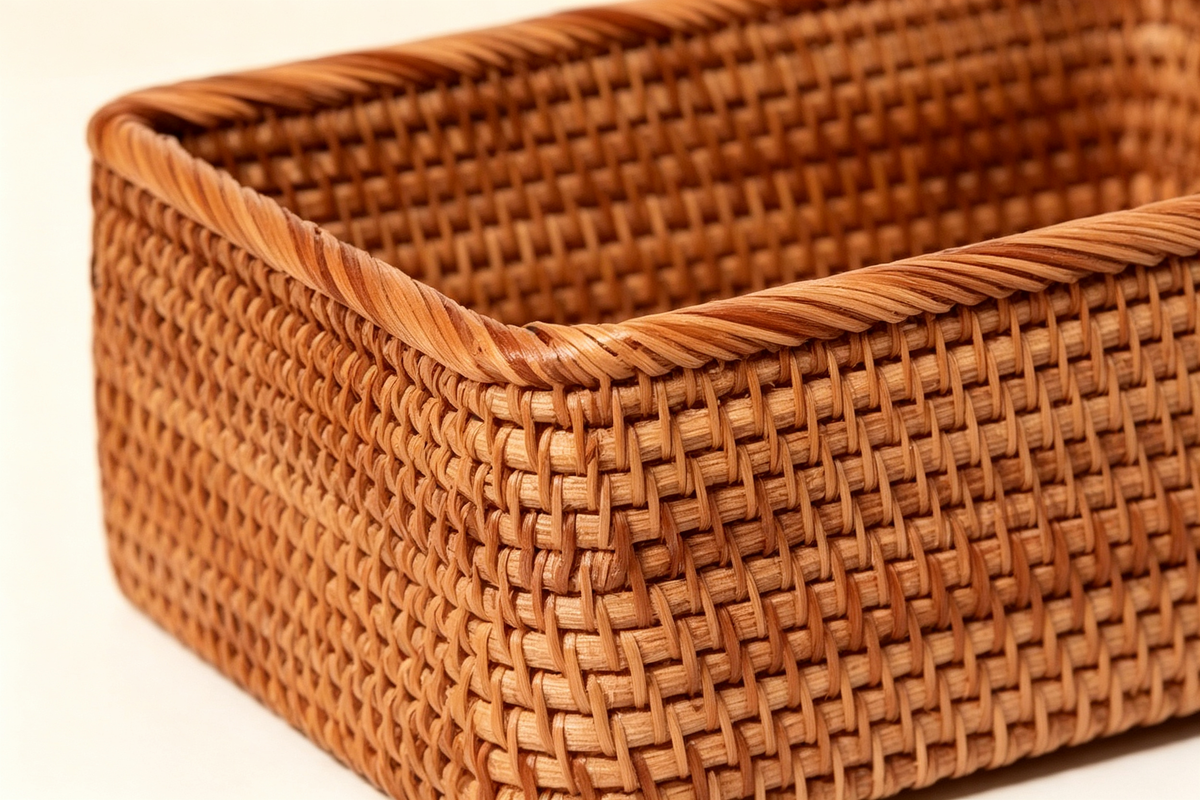 🧺 Home Essential | Natural Rattan Storage | Living Space Organization | Charming Gift Choice | Handwoven Rustic Style