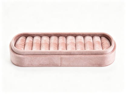 💍 Luxury Essential | Soft Velvet Interior | Jewelry Vanity Storage | Romantic Gift Choice | Elegant Ring Display