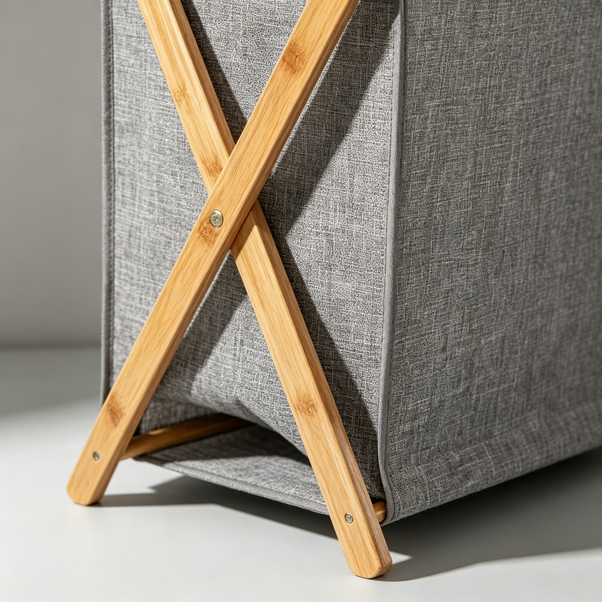 🧺 Laundry Essential | Bamboo Fabric Storage | Bedroom Organization | Thoughtful Gift | Foldable Space Saver