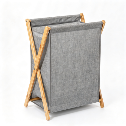 🧺 Laundry Essential | Bamboo Fabric Storage | Bedroom Organization | Thoughtful Gift | Foldable Space Saver