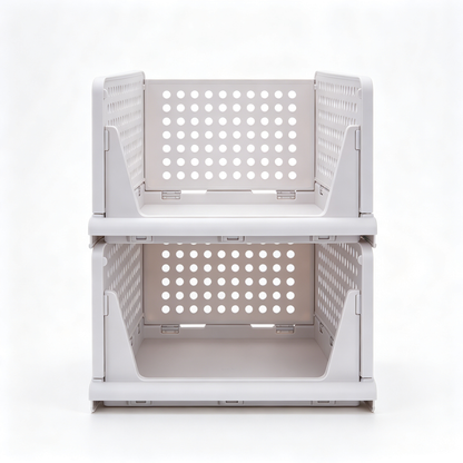🗂️ Storage Upgrade | Durable Plastic Organizer | Closet Space Use | Smart Gift Choice | Adjustable Layer Design