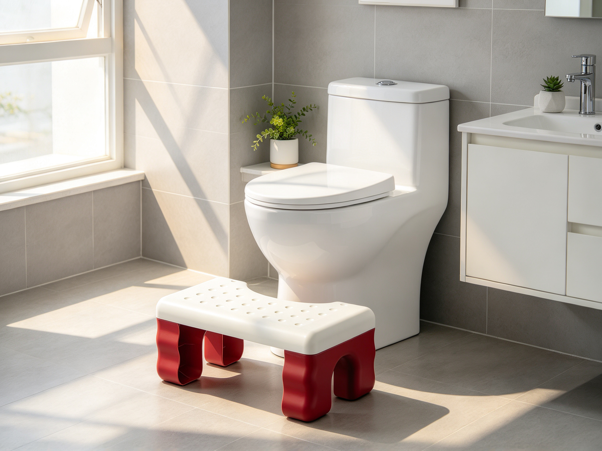 🚽 Bathroom-Must | Sturdy Plastic Family Helper | Ergonomic Toilet Comfort