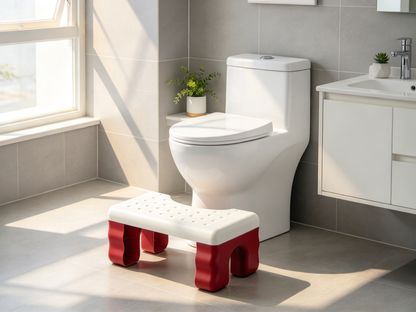 🚽 Bathroom-Must | Sturdy Plastic Family Helper | Ergonomic Toilet Comfort