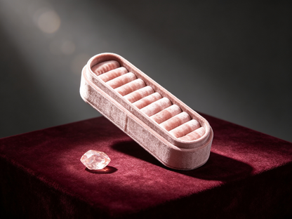 💍 Luxury Essential | Soft Velvet Interior | Jewelry Vanity Storage | Romantic Gift Choice | Elegant Ring Display