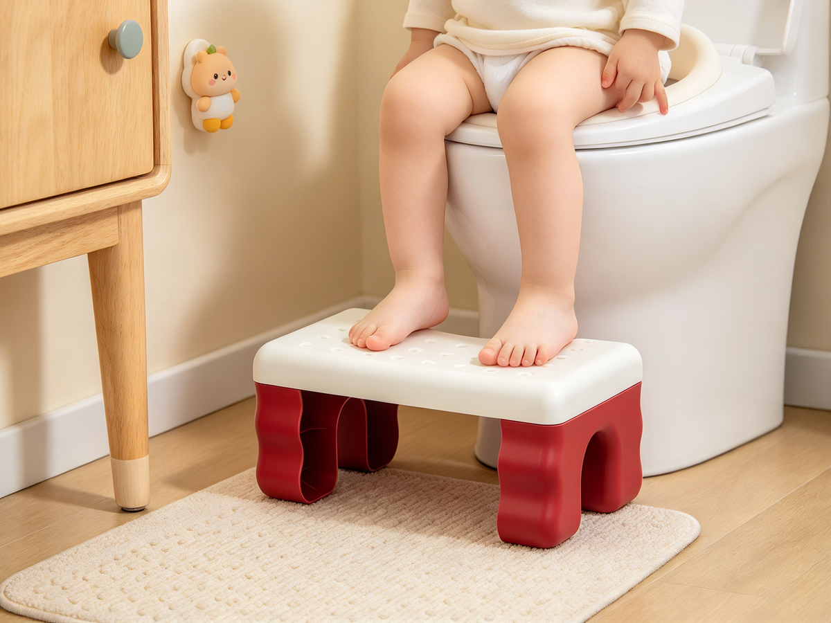 🚽 Bathroom-Must | Sturdy Plastic Family Helper | Ergonomic Toilet Comfort