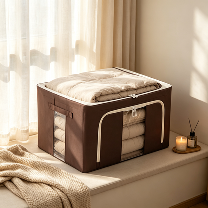 📦 Storage Essential | Durable Fabric Organizer | Closet & Home Use | Practical Gift Choice | Foldable Space Saver