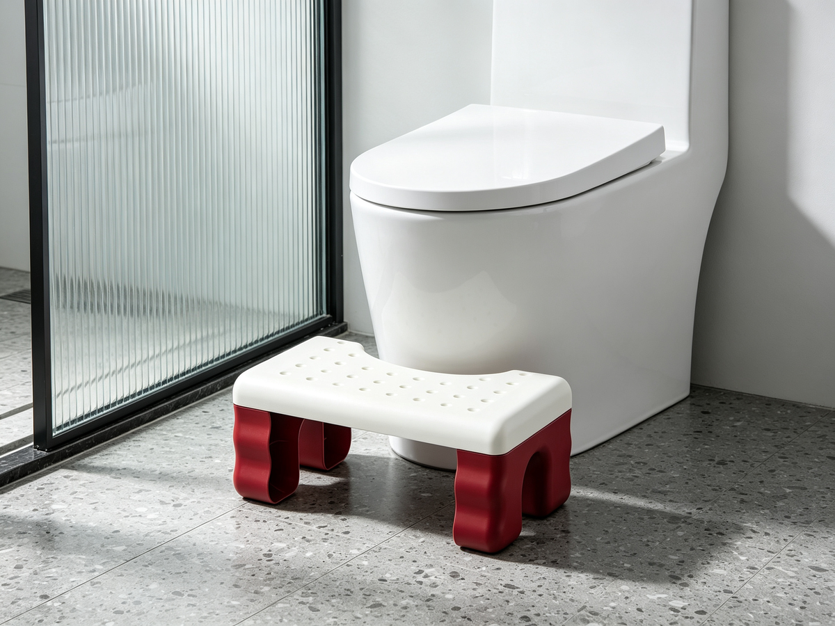 🚽 Bathroom-Must | Sturdy Plastic Family Helper | Ergonomic Toilet Comfort
