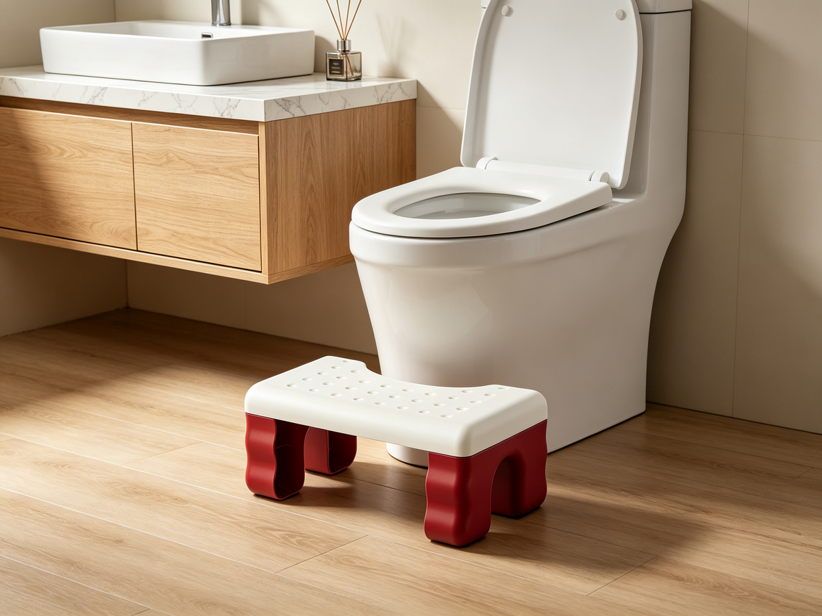 🚽 Bathroom-Must | Sturdy Plastic Family Helper | Ergonomic Toilet Comfort